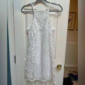 Francesca’s white lace dress. Women’s size M